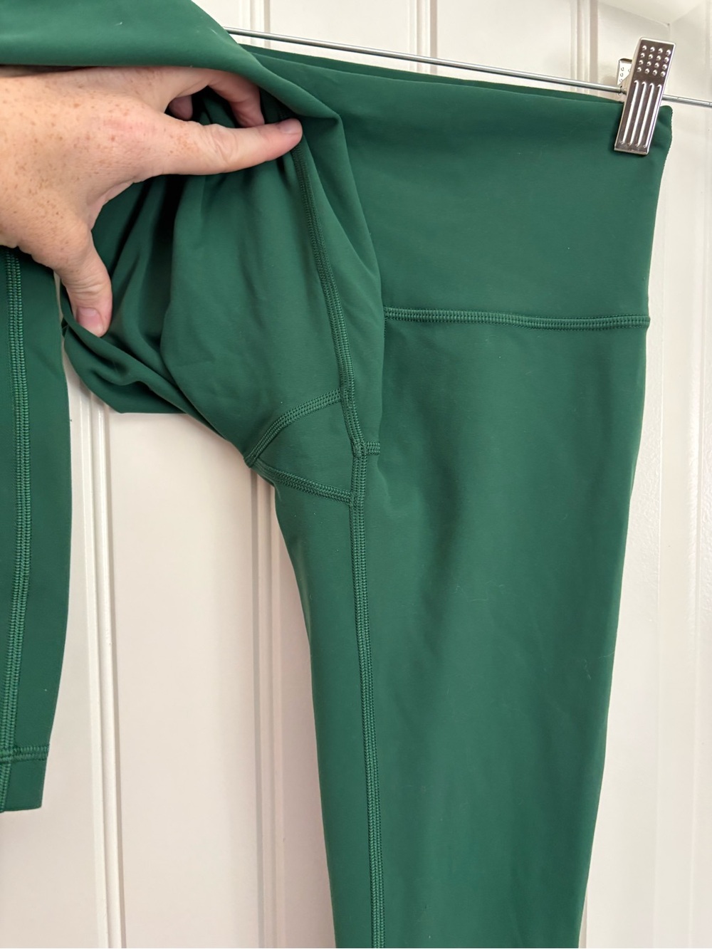 Lululemon Wunder Train High-Rise Tight 25" Everglade Green size 2 - Picture 5 of 7